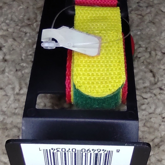 Neff Accessories Nwt Neff Watch Rasta Color Daily Velcro With New Battery Poshmark